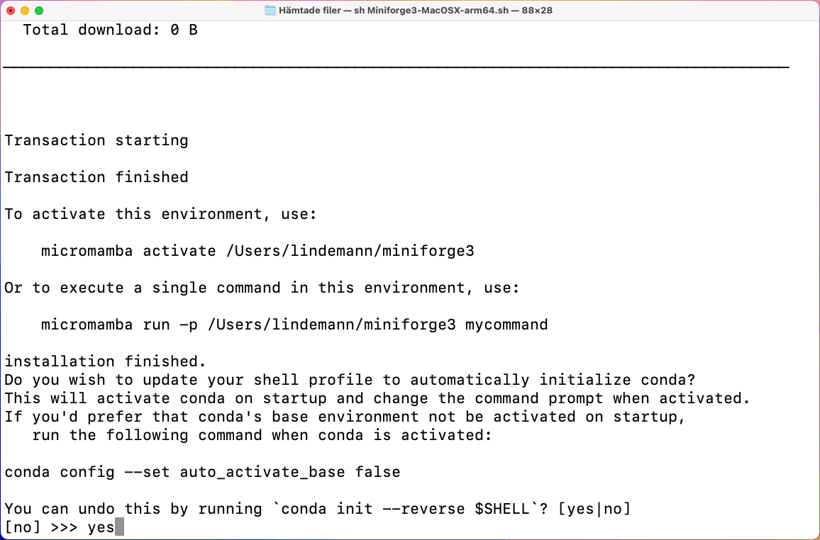 Conda-Forge installer
