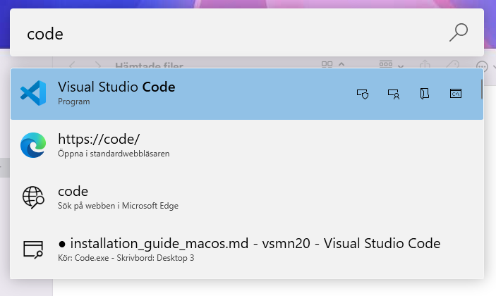 Visual Studio Code homepage